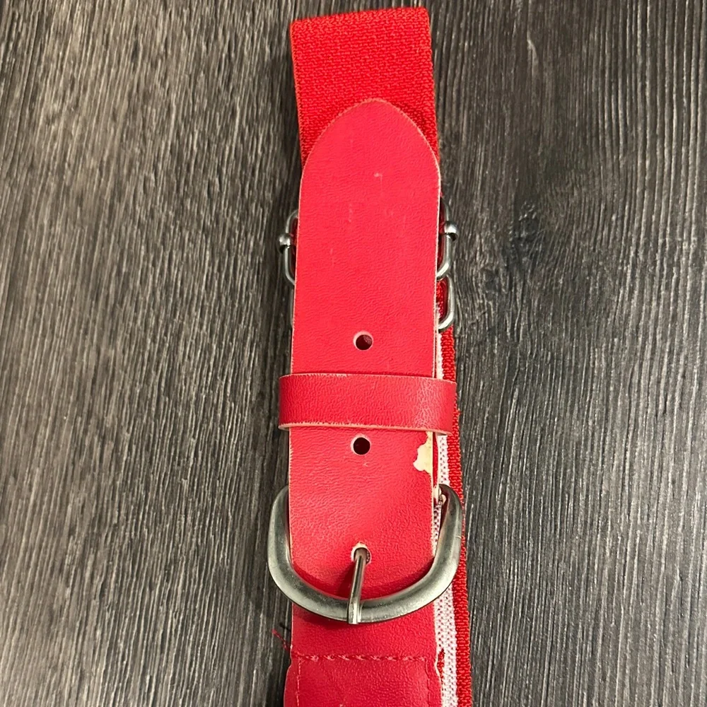 Vibrant Red Kids Belt